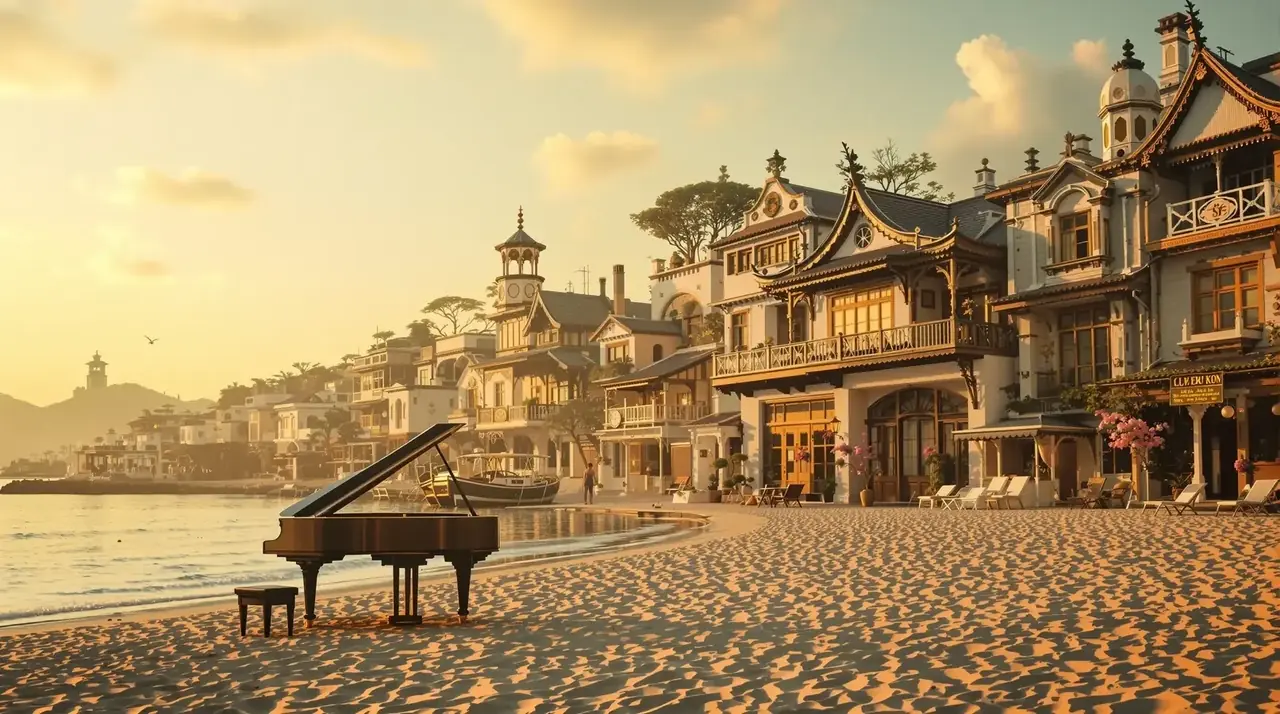 鼓浪屿之恋剧照背景